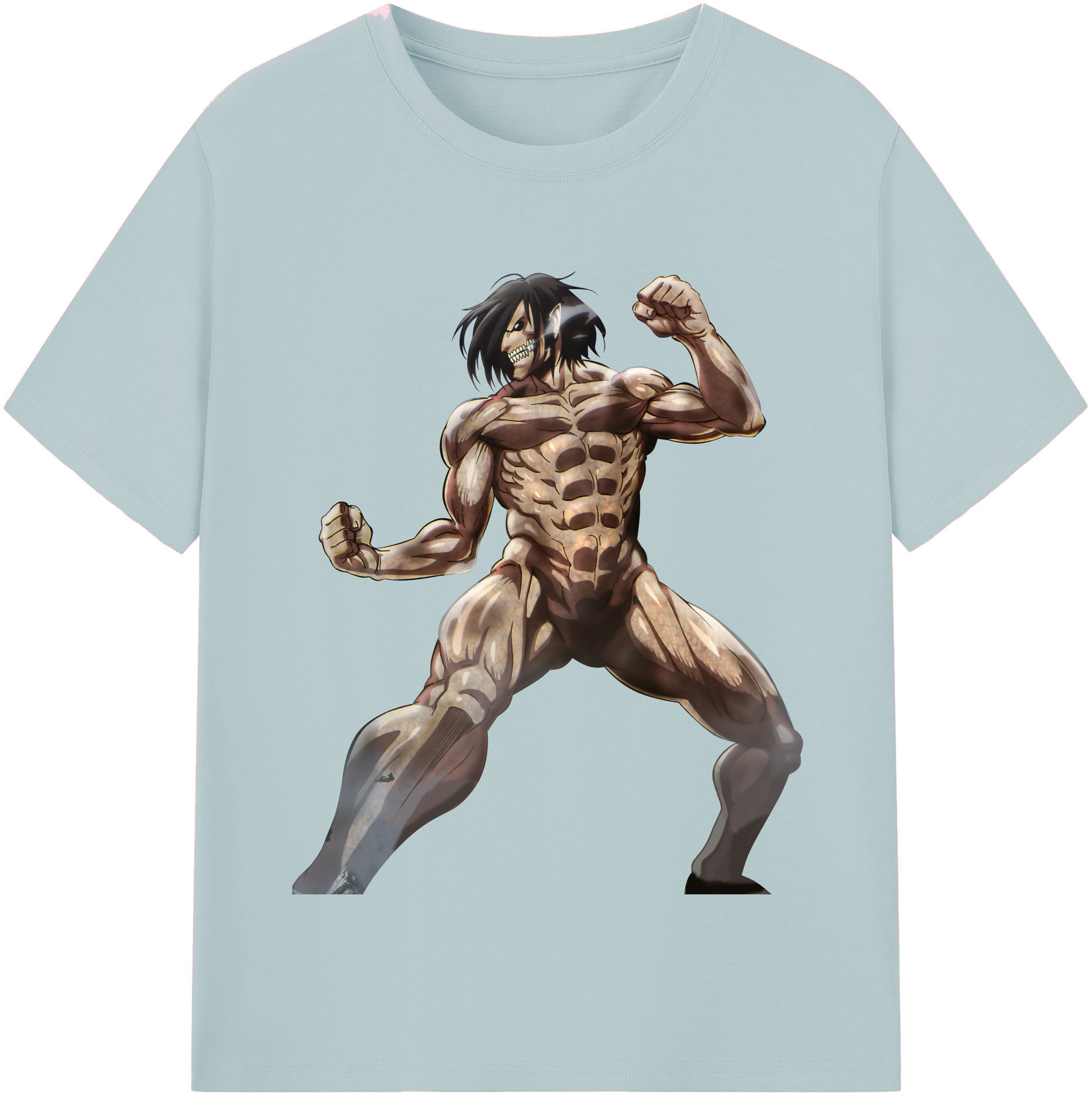 （画像用） 進撃の巨人 Attack on Titan 綿100％半袖Tシャツ（フロントプリント）